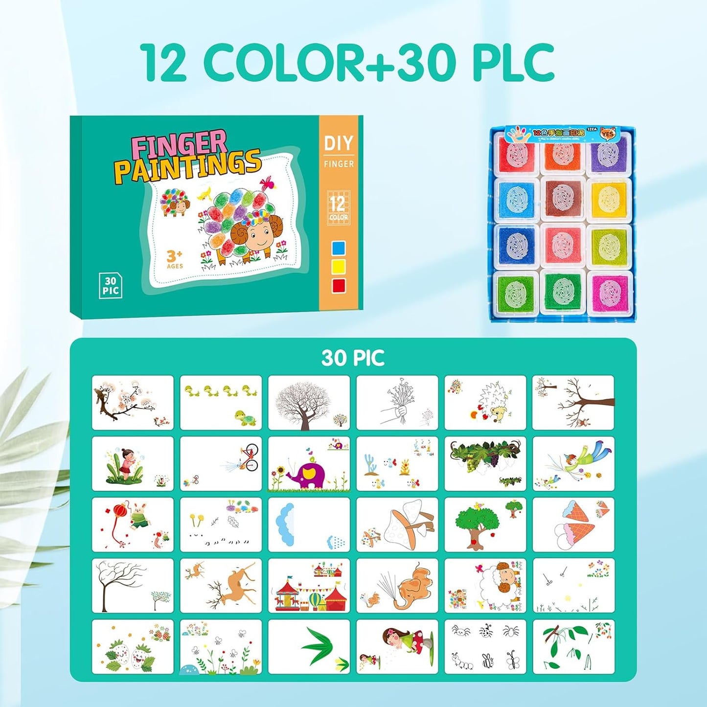 Creative Finger Paint Set™