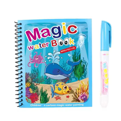 Water Book Painting Drawing & Magic Water Pen